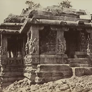 Architecture in Dharwar and Mysore, 1860s. Creator: Thomas Biggs