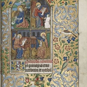 Book of Hours (Use of Rouen): fol. 13r, The Four Evangelists, c