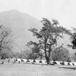 British army encampment, Kalsi, India, 1917