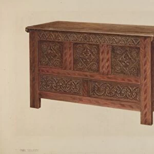 Chest with Drawer, c. 1938. Creator: Charles Squires