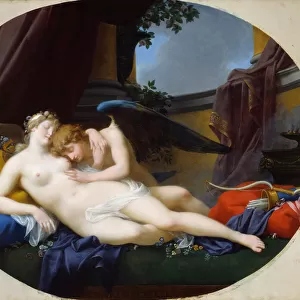 Cupid and Psyche, 1828. Creator: Jean-Baptiste Regnault