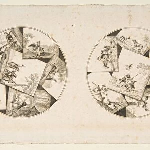 Designs for Plates Taken from Oudrys Illustrations to La Fontaines Fables, after 1755