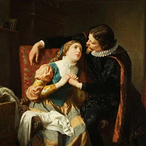 Egmont and Klarchen, 1866. Artist: Bls, Julius, von (1845-1922)