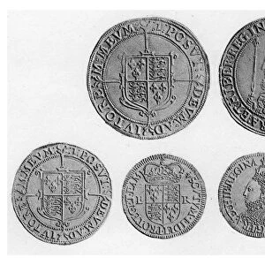 Elizabethan coins, (1896)