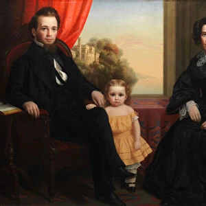 A Family Group, ca. 1850. Creator: Unknown