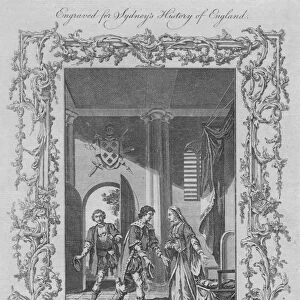 The first interview of Edgar and Elfrida, 1773. Creator: Rennoldson