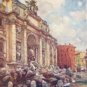 Fountain of Trevi, c1905. Artist: Alberto Pisa