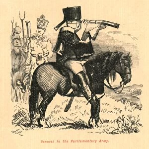 General in the Parliamentary Army, 1897. Creator: John Leech