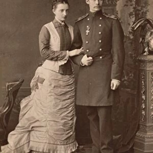 Grand Duchess Anastasia Mikhailovna of Russia and Grand Duke Frederick Francis III, 1878