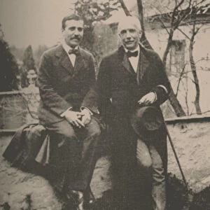 Hugo von Hofmannsthal (1874-1929) and Richard Strauss (1864-1949), 1912. Creator: Anonymous