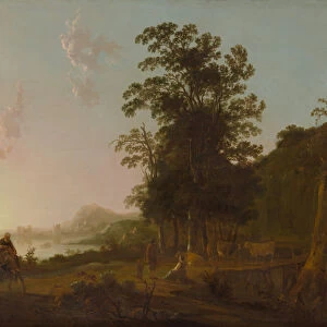 Landscape with the Flight into Egypt, ca. 1650. Creator: Aelbert Cuyp
