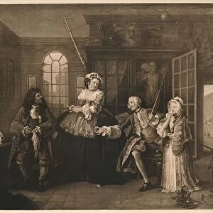 Marriage A-la-Mode: 3. The Inspection, c1743. Artist: William Hogarth