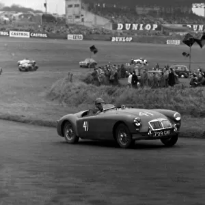 MGA, C. Shove at Brands Hatch 26 / 12 / 1957. Creator: Unknown