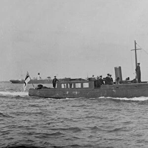 Motorboat Ytene (18) under way, 1921. Creator: Kirk & Sons of Cowes