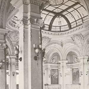 National Library: a corner of the gallery overlooking the public reading hall, 1914