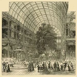 Nave of the Great Exhibition of 1851, (c1876). Creator: Unknown