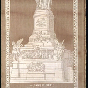 Panel (Commemorative), England, c. 1883. Creator: Barlow & Jones