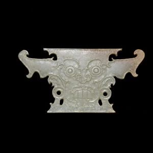 Plaque with Human Head, late Neolithic period, Shejiahe culture, c. 2500 / 2000 B. C