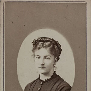 Portrait of Jane Dieulafoy (1851-1916), c. 1880. Creator: Delon, Eugene (1823-1894)