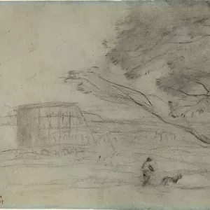 Souvenir: Roman Landscape with the Colosseum, 1865 / 1870
