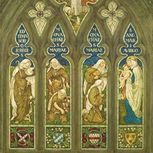 St Editha and the Nuns of St Mary, 1908. Creator: Thomas Matthews Rooke