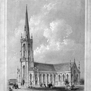 St Pauls Church Princes Park, Liverpool, mid-late 19th century. Creator: M B