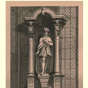 The Statue of Edward VI, 1886. Artist: J Mills