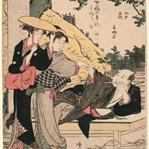 Ushi-no-gozen, from the series "Famous Places of Edo (Edo meisho)", c. 1783 / 84