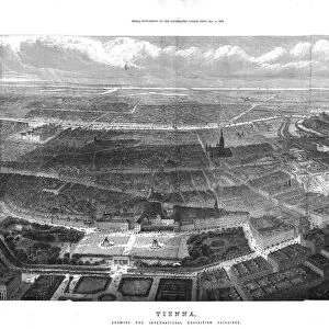 Vienna, Showing the International Exhibition Buildings, 1873. Artist: T Sulman