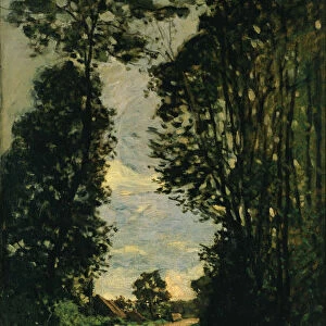 Walk (Road of the Farm Saint-Simeon), 1864. Artist: Monet, Claude (1840-1926)