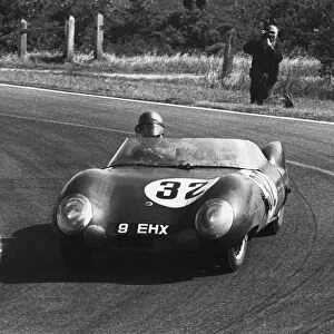 1956 Le Mans 24 hours: Colin Chapman / Herbert Mackay-Fraser, retired, action