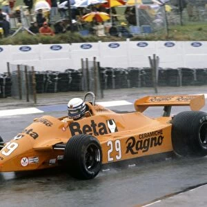 1980 South African Grand Prix: Riccardo Patrese, retired, action