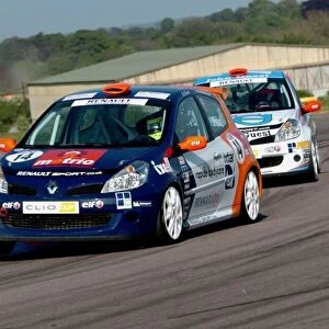 2007 Renault Clio Cup Thruxton May 5 / 6 Ed Pead World Copyright
