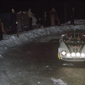Monte Carlo Rally, Monaco. 17-24 January 1976: Sandro Munari / Silvio Maiga, 1st position