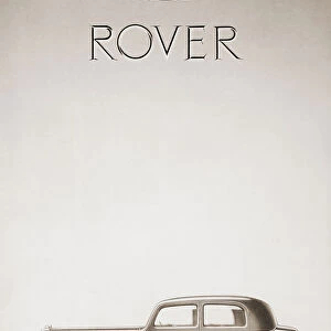 A 1937 Advertisement For The Rover Car. From The Sphere, Coronation Record Number Published 1937