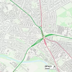 Cardiff CF14 3 Map