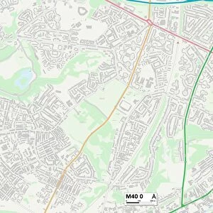 Manchester M40 0 Map