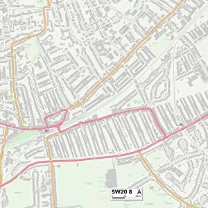 Merton SW20 8 Map
