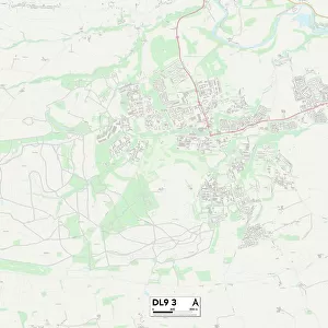 North Yorkshire DL9 3 Map