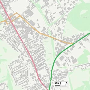 Staffordshire ST6 2 Map