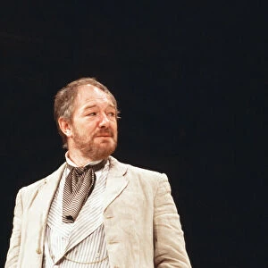 Actor Michael Gambon playing the part of Vanya in the play Uncle Vanya
