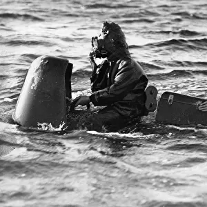 Two crew of Royal Navy Chariot "human torpedos"