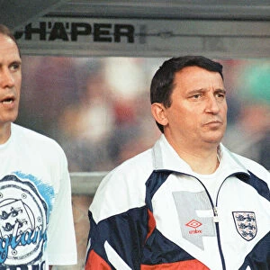 England manager Graham Taylor watches his side in action against Poland during the World