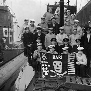 "Home again"pictures of the Royal Many submarine HMS Unrivalled which