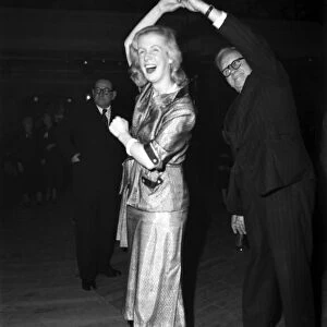 Labour politician Herbert Morrison and wife dancing at the Labour Party Conference
