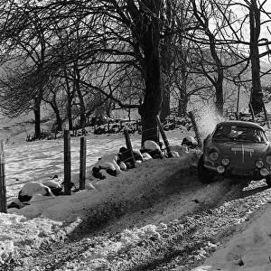 RAC Rally November 1970 The Alpine Renault driven by Jean-Luc Therier