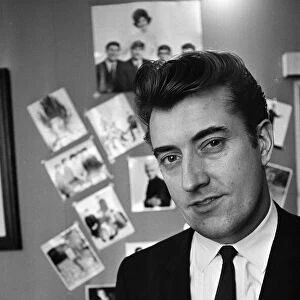 Record producer Joe Meek in his bedroom studios. 14th October 1964