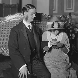 Scene from the theatre play Better Not Enquire. 20th April 1911
