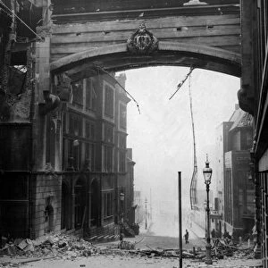 World War Two Air Raids, Birmingham, GPO Bridge, Circa November 1940