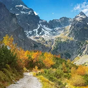 Autumn in Kiezmarska Valley, Tatra Mountains, Slovakia